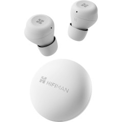 HIFIMAN TWS450 Bluetooth In-Ear Hi-Fi austiņas trokšņu slāpēšanai ar dinamisko draiveri ar zemu kavēšanos IPX4 Ūdens/nodarbošanās noturīgas, mazas dobuma vietas, baltas krāsas