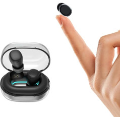 Mini neredzamās austiņas Bezvadu Bluetooth austiņas In-Ear Mazākās bezvadu austiņas Bezvadu sīkās austiņas Ausu aizbāžņi mazām ausīm Ausu kanāli Slēptās austiņas Austiņas Austiņas Austiņas darbam