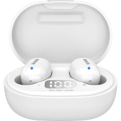 Aurikulares Micro AIWA EBTW-150WT Blanco Bluetooth/TACTIL/CarGA/Pantalla LED/2XMIC EBTW-150WT