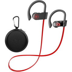 NUASI Bluetooth austiņas HD Deep Bass Stereo CVC 8.0 austiņas sporta zālei Treniņu skriešanas sportam