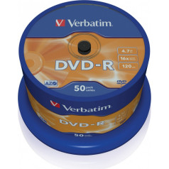 Dvd-r 16x 4.7gb 50p cb 43548