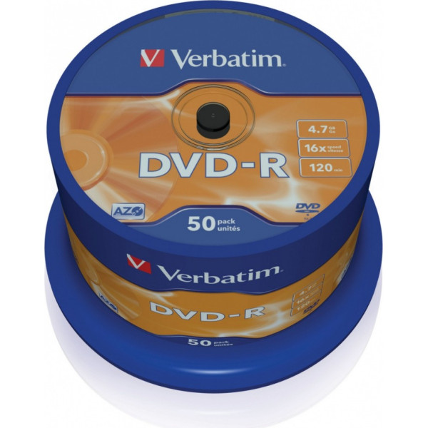 Dvd-r 16x 4.7gb 50p cb 43548