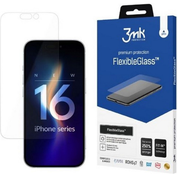 Hibrīds stikls elastīgs stikls iphone 16 pro max