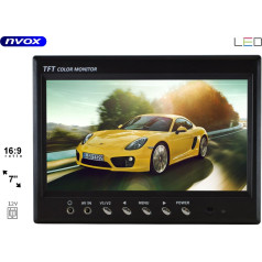 HT 970 Atpakaļgaitas vai galvas balsta automonitors LCD 7 collu AV monitor... ( HT