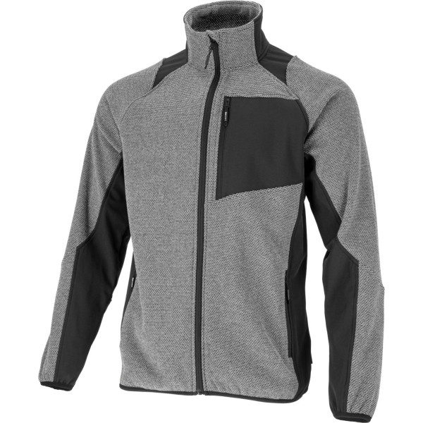 Pelēk-melns Tech-fleece sporta krekls, 