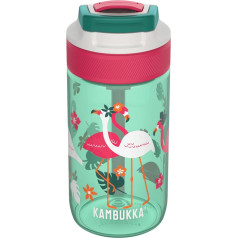 bērnu ūdens pudele lagoon 400ml rozā flamingo