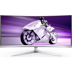 Monitorius 34 colių evnia 34m2c8600 išlenktas qd oled 175hz hdmix2 dp usb-c hdr turi ambiglow