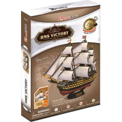 Puzzle 3d buru kuģis hms uzvara