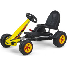 Pedāļu kartings viper yellow