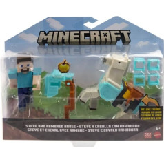 Minecraft Stīvs un zirgs figūriņa