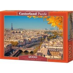 Puzzle 2000 elementi Parīze no augšas