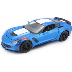 Saliktais modelis corvette grand sport 2017 1:24 pelēks