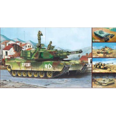 Plastmasas modelis m1a1/a2 abrams 5iin1