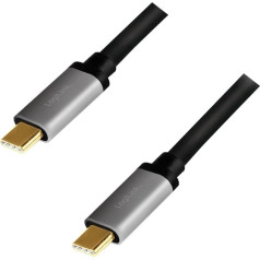 Kabelis usb-c m/m, pd, alumīnija 1.5m