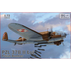 Plastmasas modelis pzl.37b ii los polski, vidējais bumbvedējs