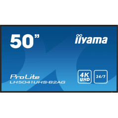 50 collu monitors lh5041uhs-b2 va,4k,24/7,lan,usb,hdmi