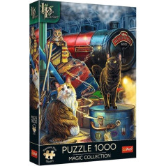 Puzzle 1000 gabaliņu premium plus kvalitātes maģijas kolekcija: raganu ekspresis