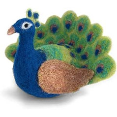 Uzņēmuma Crafty Kit pasakains DIY Peacock amatniecības komplekts iesācējiem, bērniem un pieaugušajiem, ražots Apvienotajā Karalistē