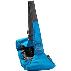 Kyjen 21010 Outward Hound PoochPouch Sling Carrier šunims Easy Fit, verstellbar, blau