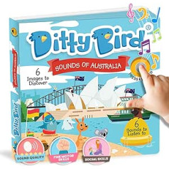 DITTY BIRD Baby Sound Book: Mūsu skaņas no Austrālijas