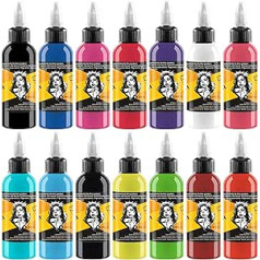 Pasaulslavenais profesionālais tetovēšanas tintes komplekts DLD Manufacturing Goddess Smooth Ink (1/2 unces 30 ml/pudele) Tetovēšanas aprīkojums Eternal Tattoo Ink kļūs par Eiropas un Amerikas mākslinieku mīlestību.