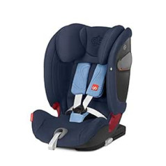 gb Gold Everna-Fix Children's Car Seat for Cars with ISOFIX Group 1/2/3 (9-36 kg), from approx. 9 Months to Approx. 12 Years, Night Blue