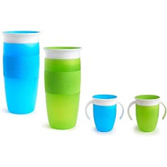 Munchkin Miracle 360 Sippy Cup (zils/zaļš) 200 ml un 400 ml
