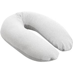 Doomoo - Buddy Nursing Pillow - Daudzfunkcionāls grūtniecības spilvens māmiņai un mazulim - Komforta spilvens gulēšanai, barošanai ar krūti un atbalstam - Daudzpusīgs kompanjons grūtniecēm