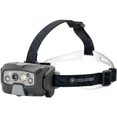 Ledlenser HF8R Core priekšējais lukturis LED uzlādējams LED galvas lukturītis 1600 lūmenu Adventure priekšējie lukturi ar sarkanu gaismu Āra priekšējais lukturis ūdensizturīgs galvas lukturis IP68 galvas lukturis