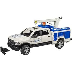 bruder 02509 - RAM 2500 Service Truck with Rotating Light - 1:16 Vehicles, Jeep, Transporter, Toy from 4 Years