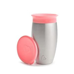 Munchkin Miracle 360 Sippy Cup Stainless Steel rožė