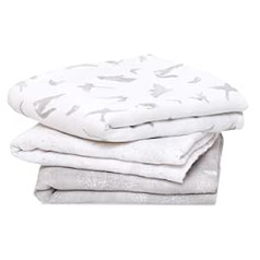 aden + anais™ Musy Organic Cotton Muslin Burp Cloths Map The Stars in Pack of 3