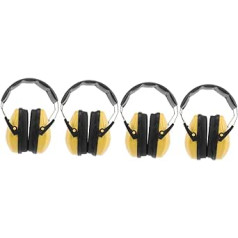 4 triukšmą slopinančių ausinių paketas Totority Vaikiškos ausinės Ausinės vaikams Patogios ausinės mažyliams Ausinės Studentams ABS būgnai Triukšmo mažinimas
