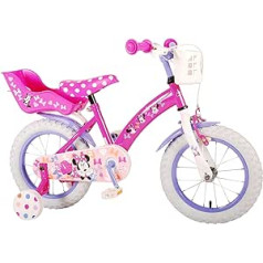 Disney Minnie bērnu velosipēds - meitenēm - 14 collas - rozā