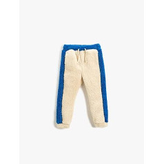 Koton Babyboys Shearling Colour Contrast Drawstring Pockets Sweatpants