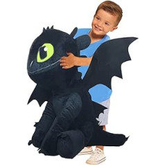 Dinotoys Kā apmācīt savu pūķi Dragons bezzobu plīša rotaļlieta XXL 110-112 cm