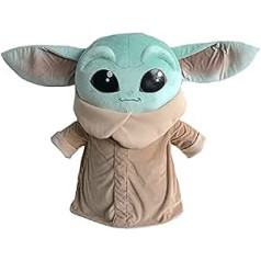 Simba 6315875805NPB - Disney Mandalorian Grogu, The Child, 88 cm XXL plīša figūra, piemērota no pirmajiem dzīves mēnešiem