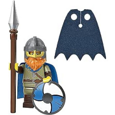 LEGO Mini figūriņas 20. sērija — vikings ar papildu zilo apmetni — 71027