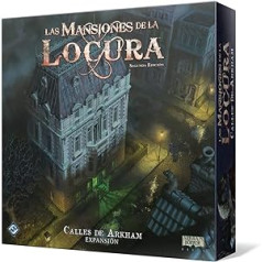 Fantasy Flight Games - Villas of Madness - Streets of Arkham - Spanish, Colour (FFMAD25), from 14 years