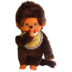 Young Monc Hichi Monchhichi Boy 20 cm Yellow Bib Yellow Bib Children Country