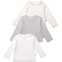 Liliput Babys Babys Langarmshirts im 3er Set I Unisex Baby Oberteil I Kinder Pullover