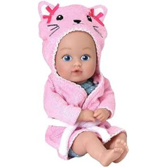 Adora Baby Bath Toy Kitty 8,5 colių vonios lėlė su QuickDri korpusu