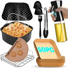 Uonel INDUSTRY COSORI Air Fryer Accessories 5.5L Air Fryer Square 4.7-6L Air Fryer Paper Pastry and Kitchen