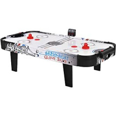 GOPLUS 42 Inch Air Hockey Table with Electronic Score Counter & Motor, Air Hockey Table Including Pucks & Pushers & Gate, Wooden Play Table for Children & Adults, for Home Party