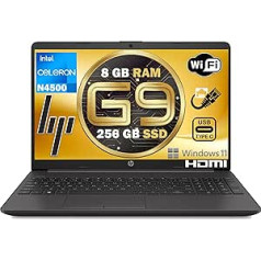 HP 250 G9 nešiojamasis kompiuteris, 8 GB DDR4, SSD M2 128 GB HD ekranas 15,6 colių „Intel Celeron 2 Core“ iki 2,8 GHz, „WiFi“, 3 USB, HD žiniatinklio kamera, „Win 11 Pro“ 64 bitų, „Libre Office“, „Alice Usage“, G. AR Italy