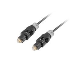 Lanberg ca-tosl-10cc-0010-bk cable (toslink m - toslink m; 1m; black)