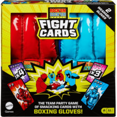 A party game with a fighting robot glove