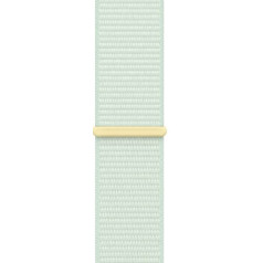 A pastel mint sports band for a 45 mm case