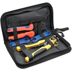 Solar tool kit compatible with mc4 | connectors crimper + automatic insulation stripper