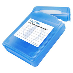 Apsauginė dėžutė 3,5 colio HDD, mėlyna